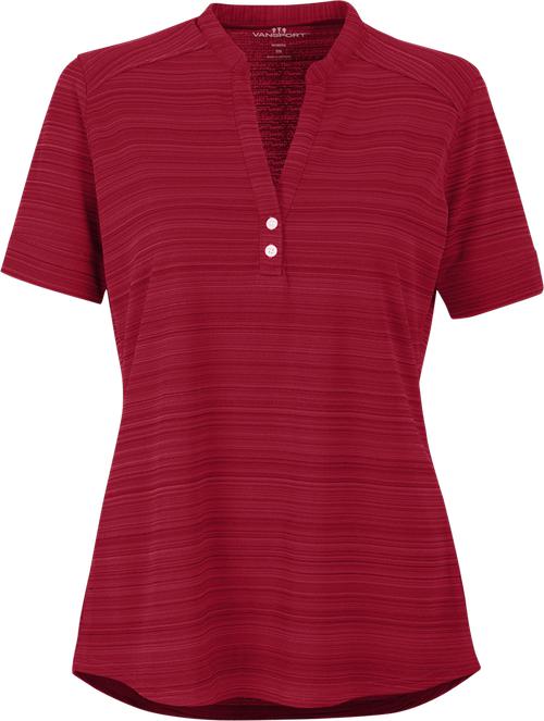 Vansport Ladies Strata Textured Henley