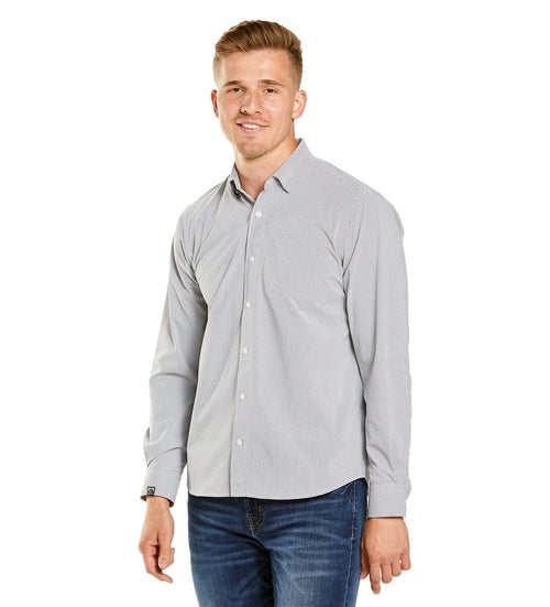 Storm Creek Influencer Windowpane 4-Way Stretch Eco-Woven Shirt