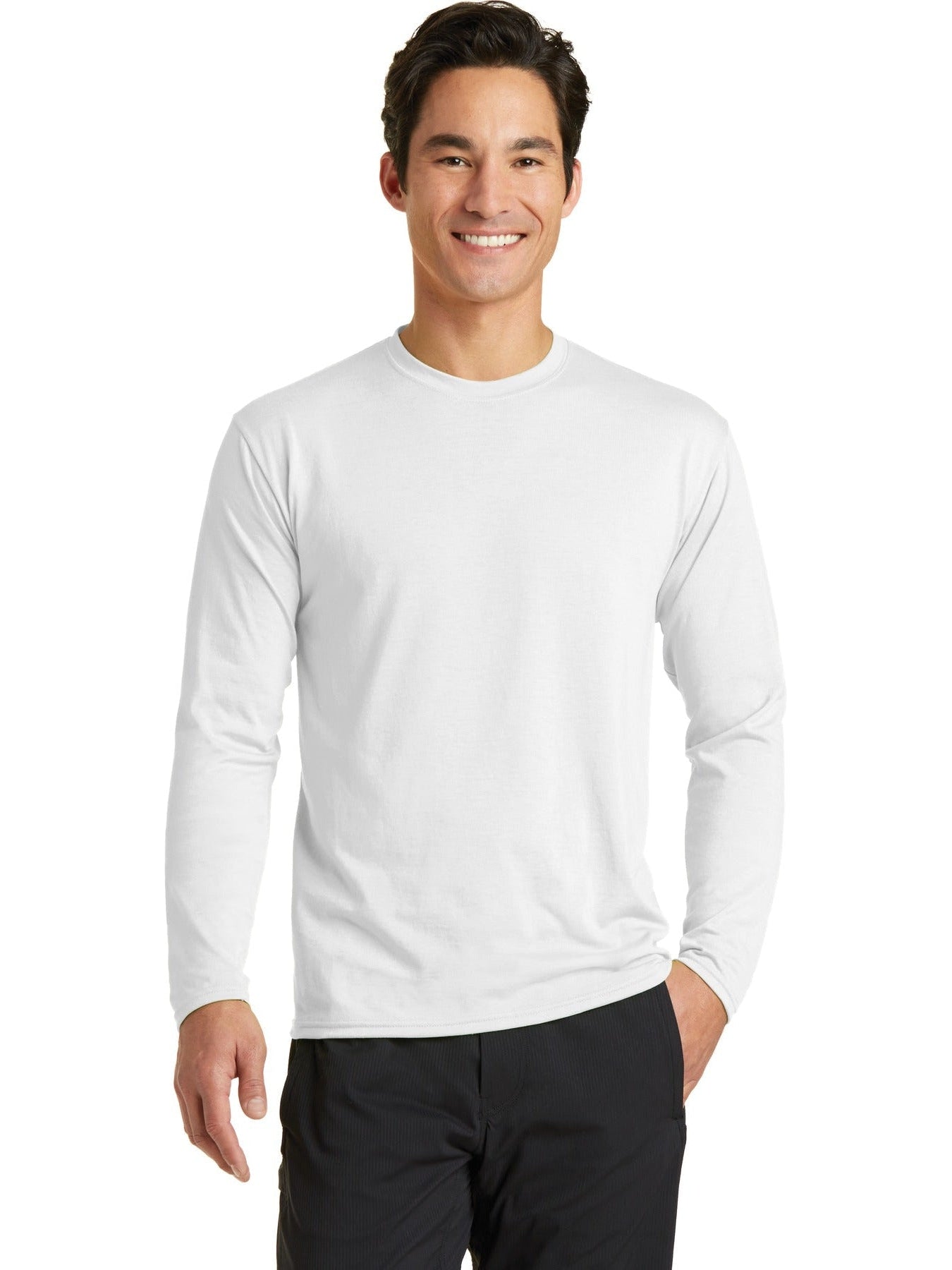 Port & Company Long Sleeve Performance Blend Tee