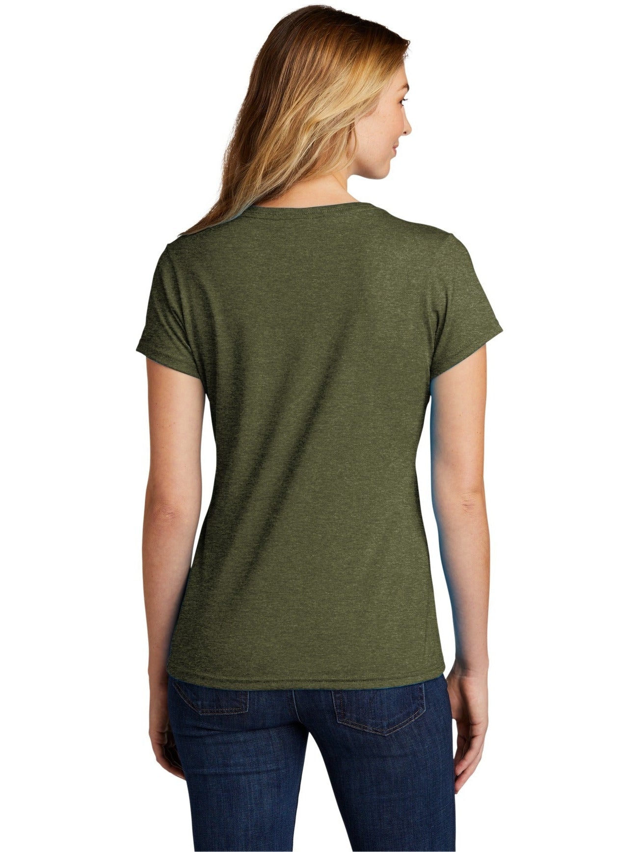 Port & Company Ladies Tri-Blend V-Neck Tee