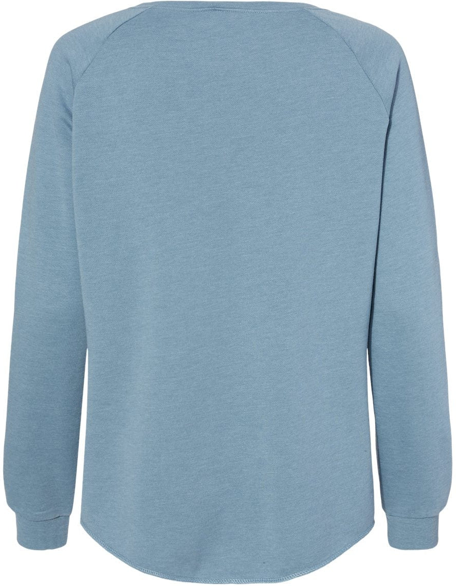 OUTLET-Independent Trading Co. Ladies California Wave Wash Crewneck Sweatshirt