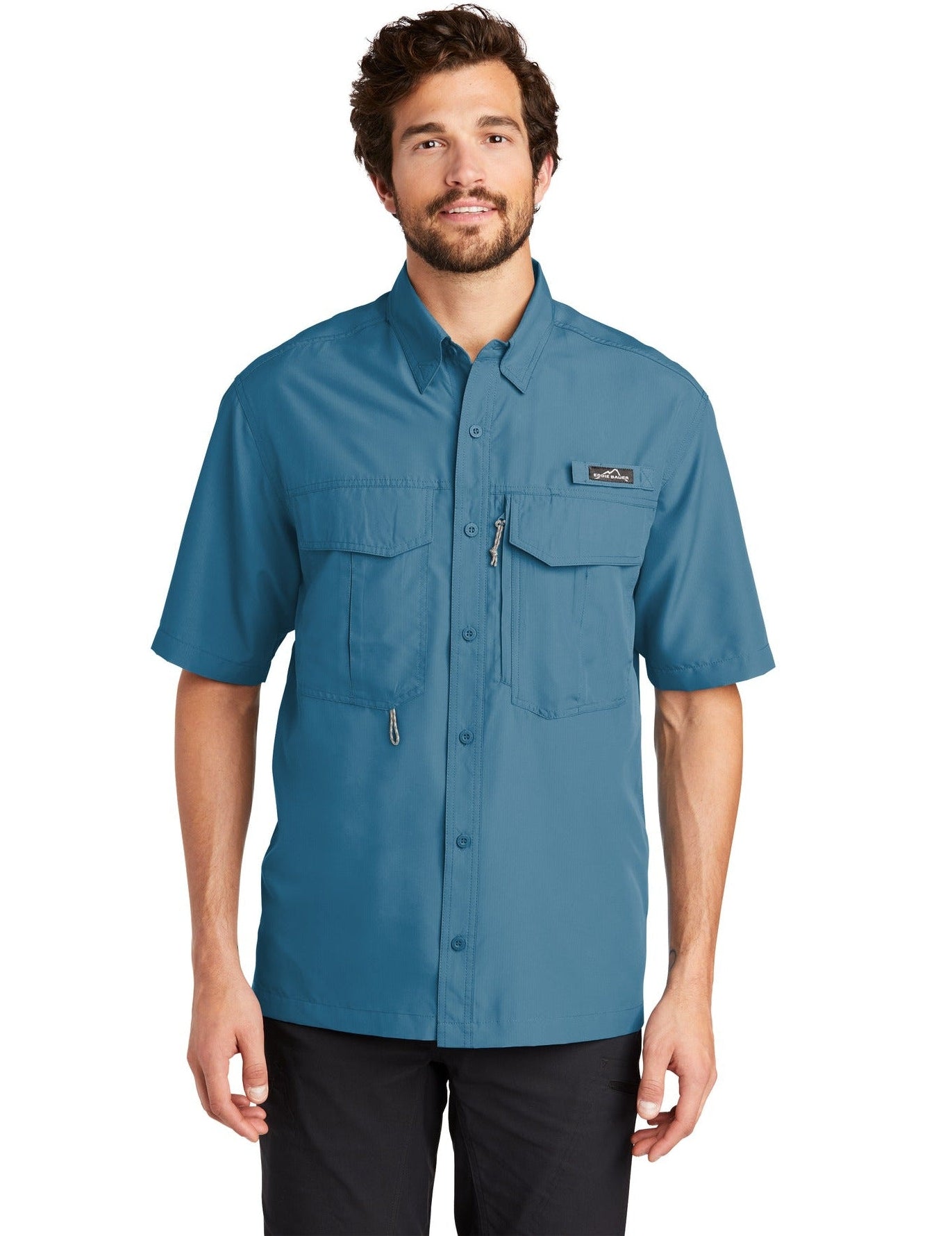 Eddie Bauer Short Sleeve Performance Fishing Shirt