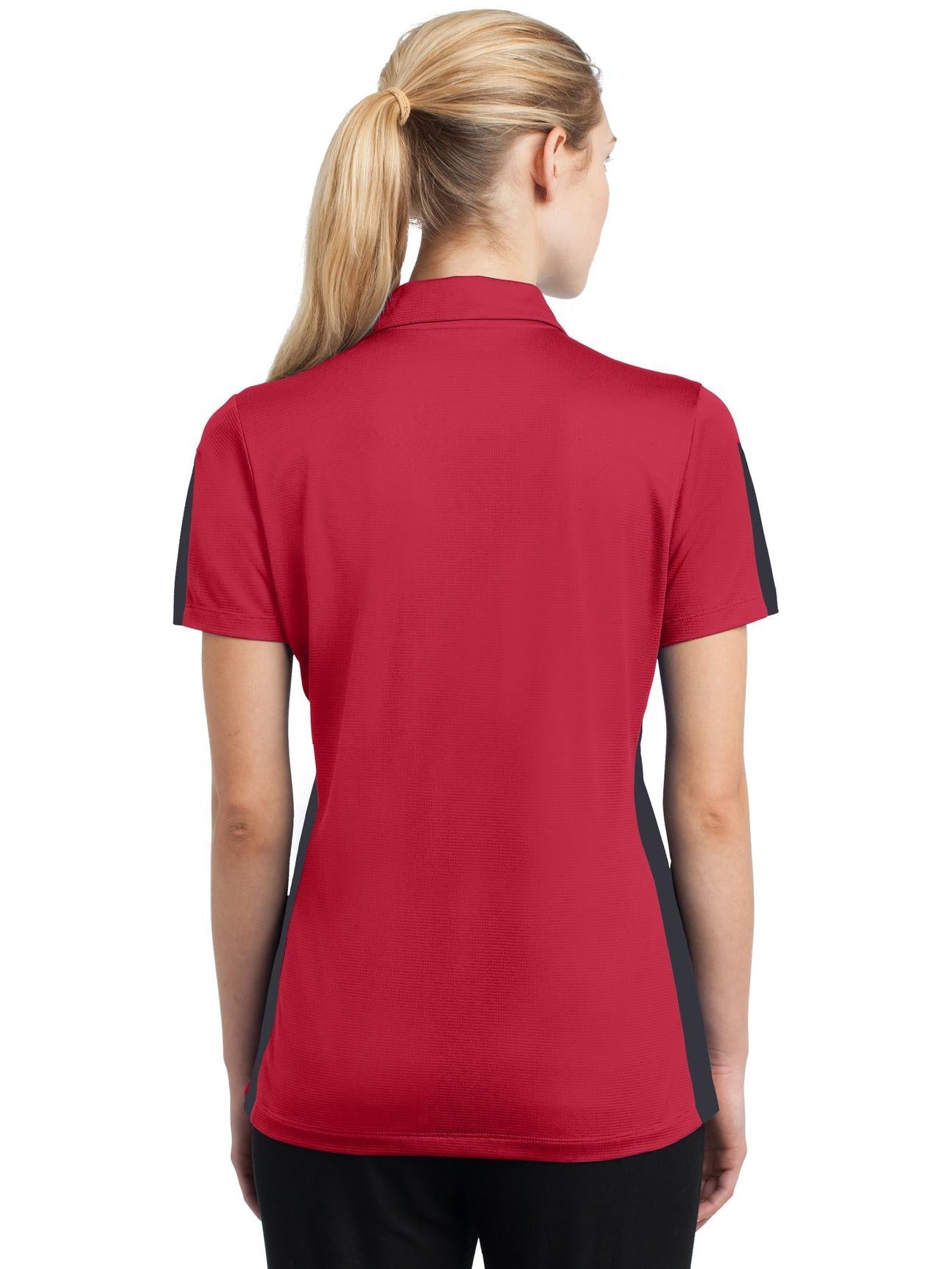 Sport-TekLadies PosiChargeActive Textured Colorblock Polo