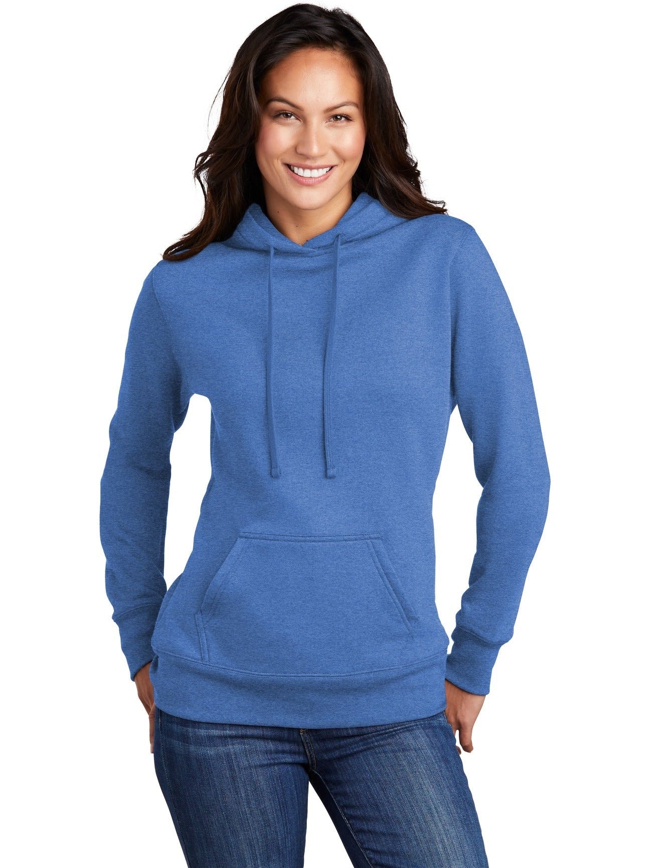 Port & Company Ladies Core Fleece Pullover Hooded Sweatshirt