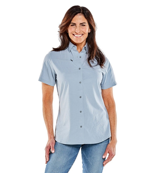 Storm Creek Ladies Naturalist Short Sleeve Eco-Woven Outdoor Shirt