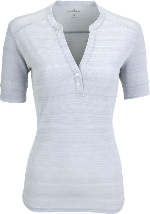 Vansport Ladies Strata Textured Henley