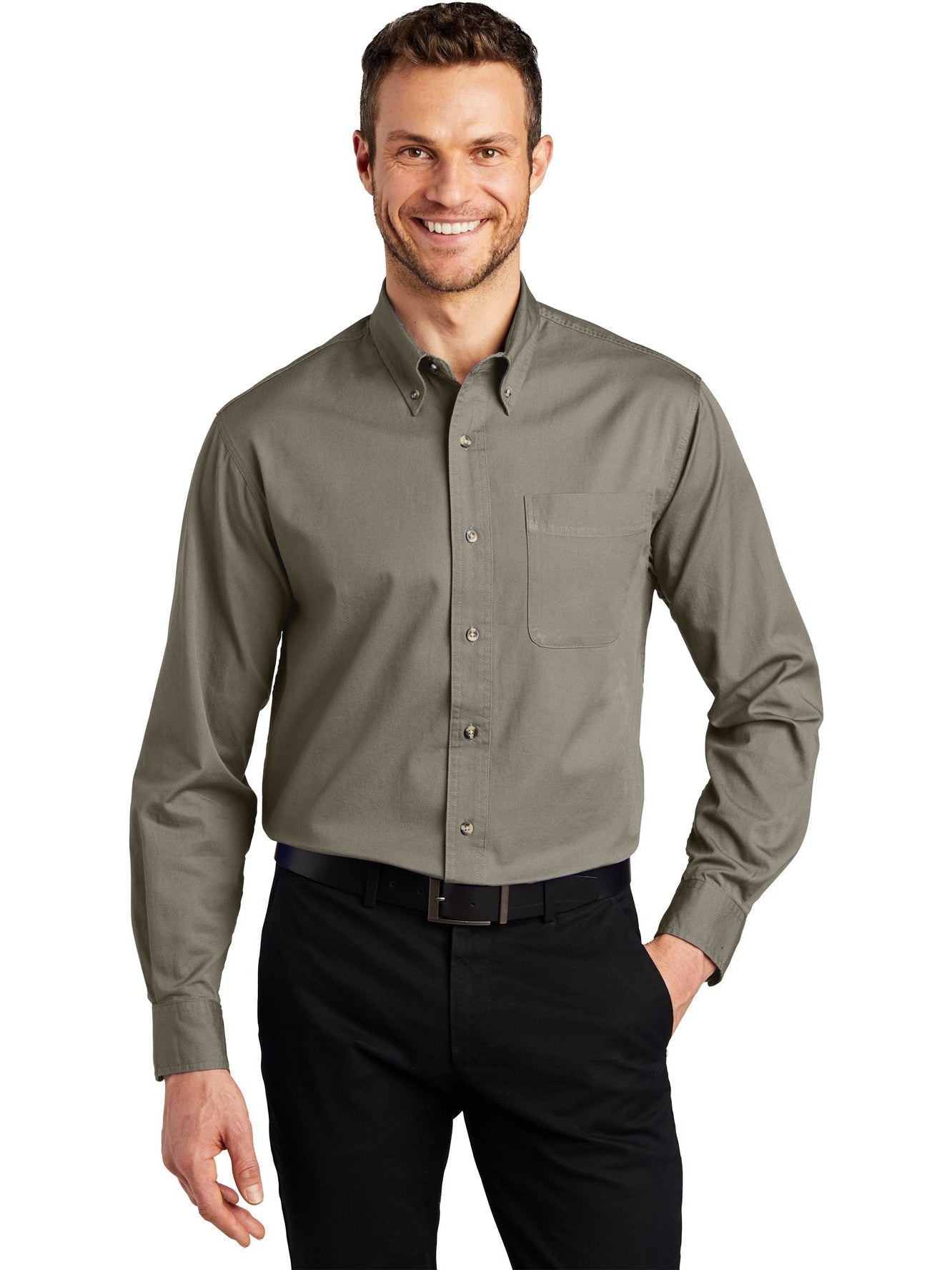 Port Authority Tall Long Sleeve Twill Shirt