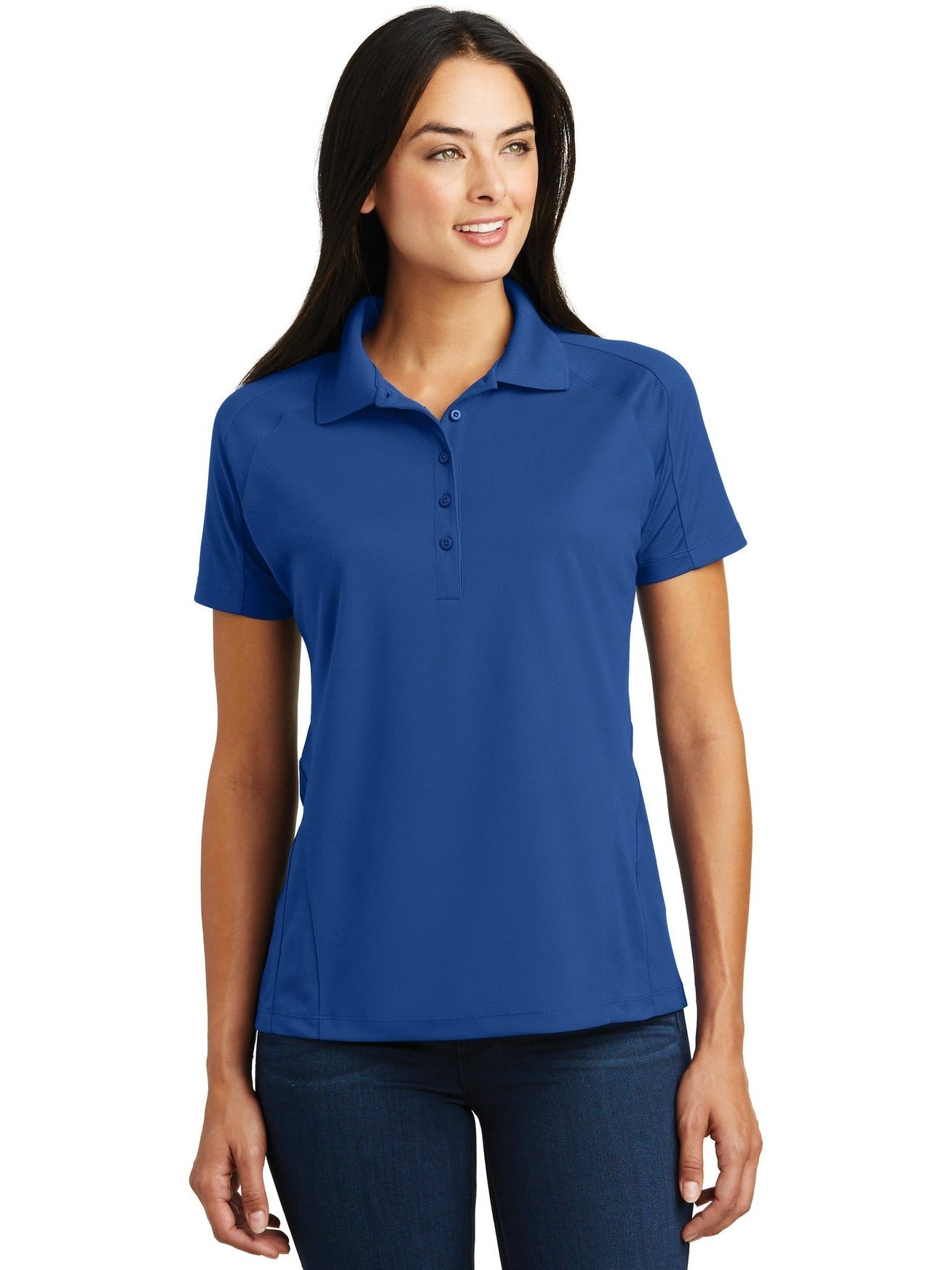 Sport-Tek Ladies Dri-Mesh Pro Polo