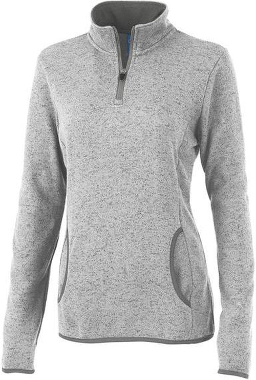 Charles River Ladies Heathered Fleece Pullover