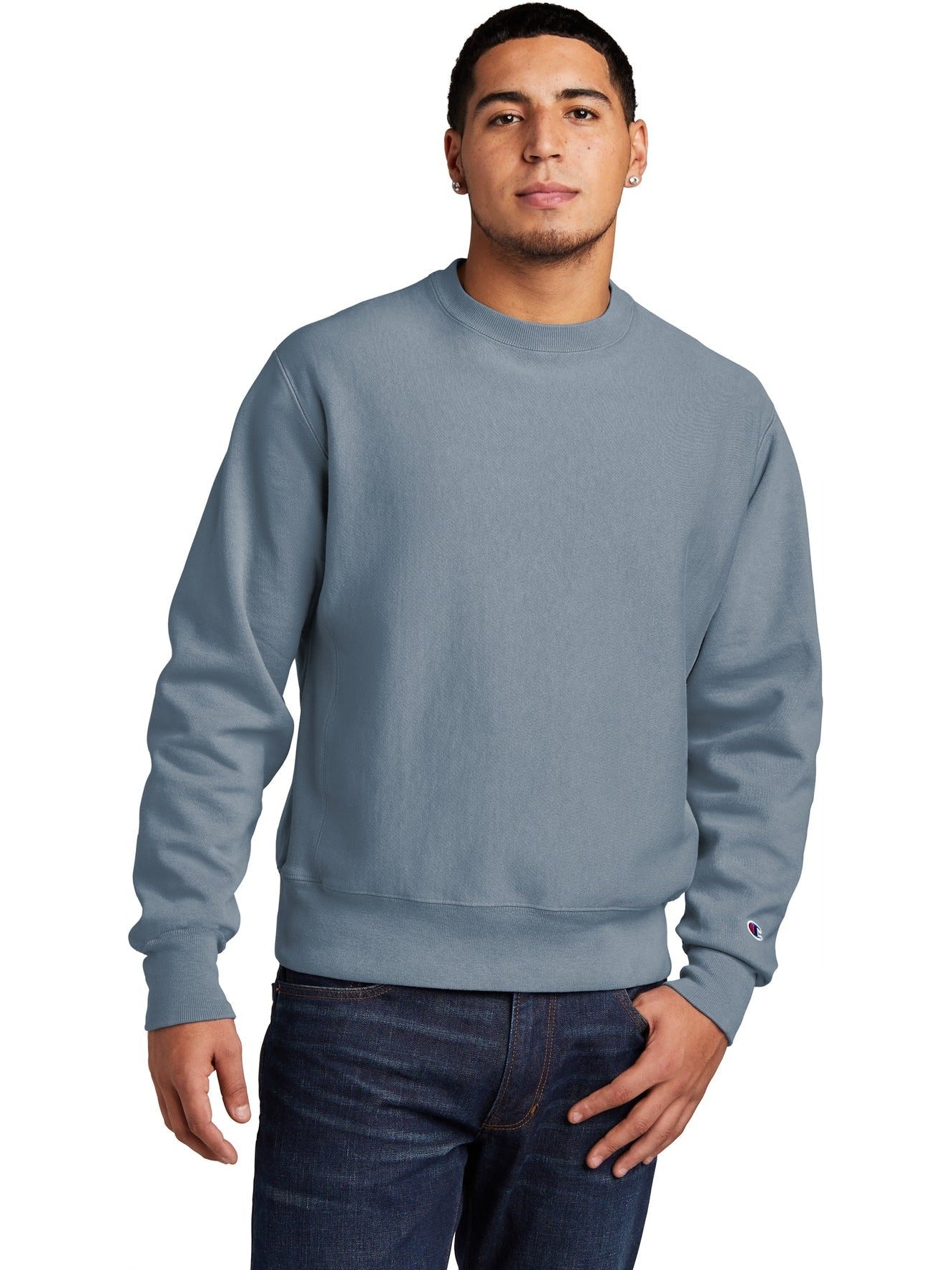 Champion Reverse Weave Garment-Dyed Crewneck Sweatshirt