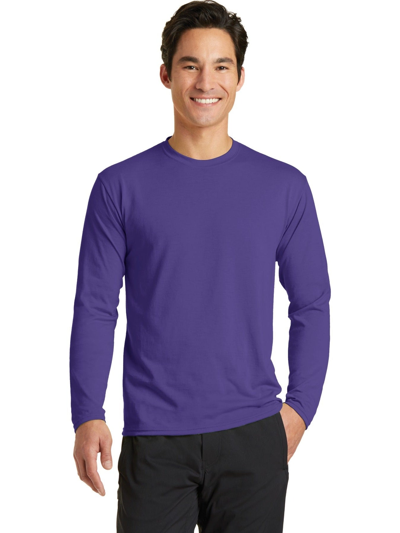 Port & Company Long Sleeve Performance Blend Tee