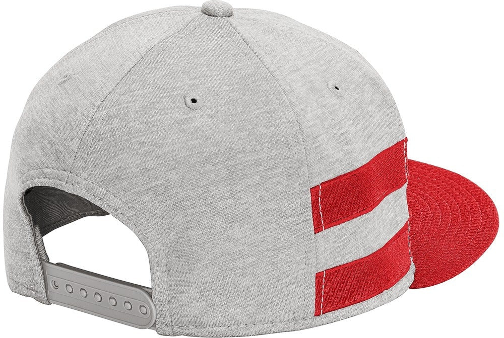 New EraShadow Heather Striped Flat Bill Snapback Cap