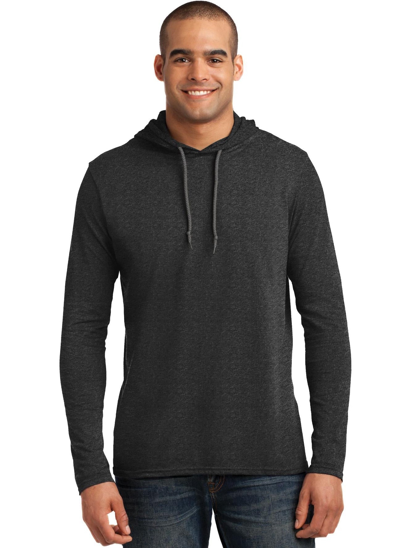 Gildan100% Combed Ring Spun Cotton Long Sleeve Hooded T-Shirt