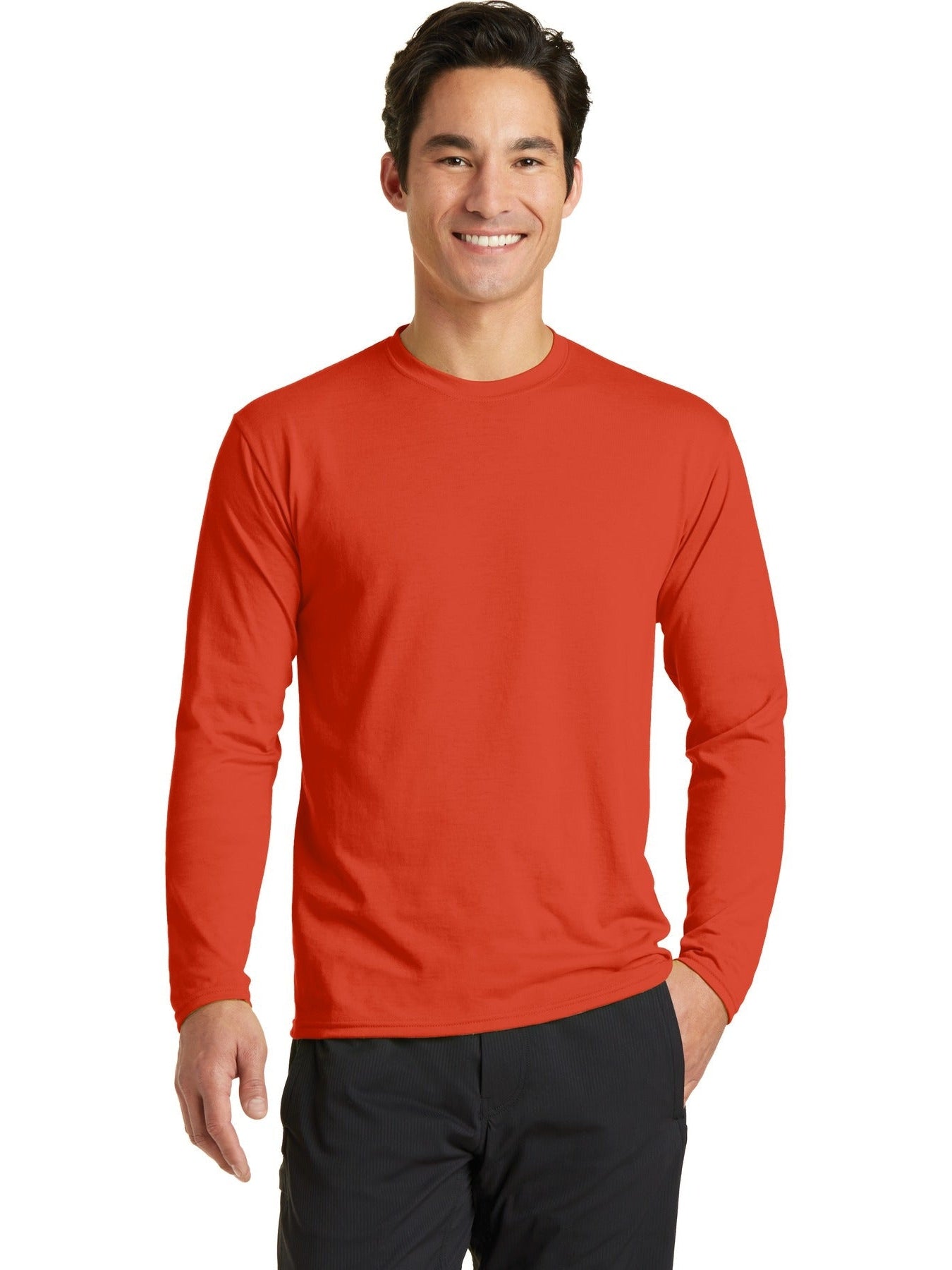 Port & Company Long Sleeve Performance Blend Tee