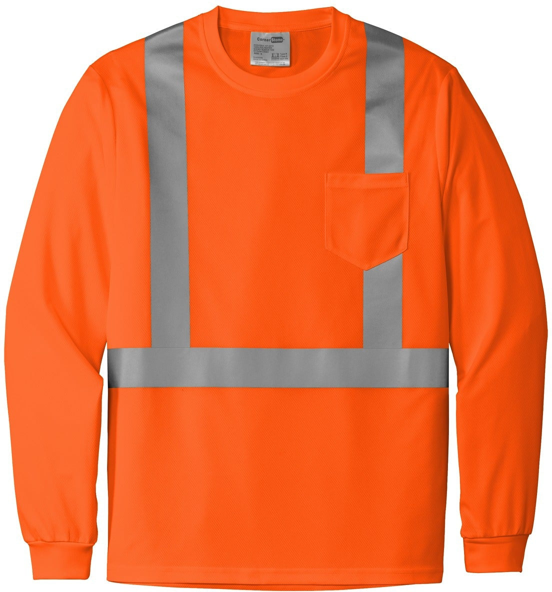 CornerStone ANSI 107 Class 2 Mesh Long Sleeve Tee