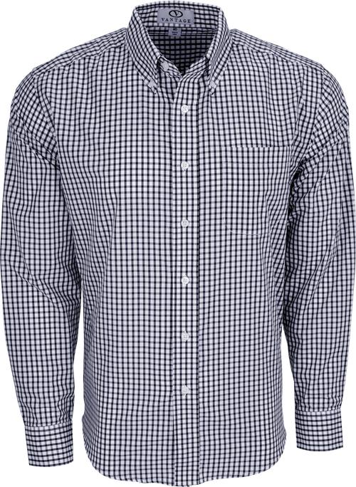 Vantage Easy-Care Gingham Check Shirt