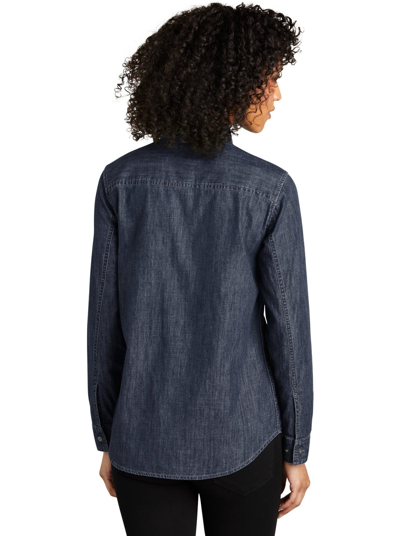 Port AuthorityLadies Long Sleeve Perfect Denim Shirt