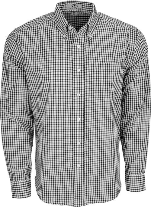 Vantage Easy-Care Gingham Check Shirt