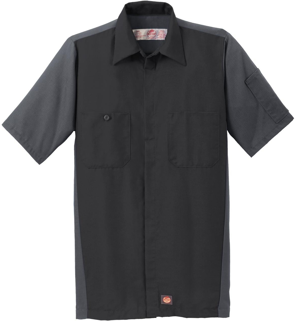 Red KapShort Sleeve Ripstop Crew Shirt