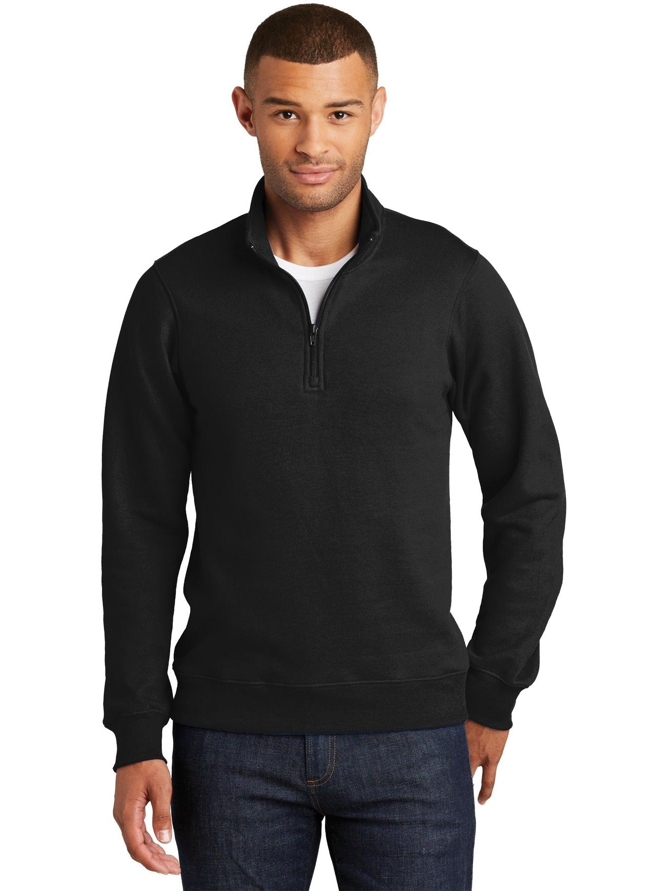 Port & Company Fan Favorite Fleece 1/4-Zip Pullover Sweatshirt