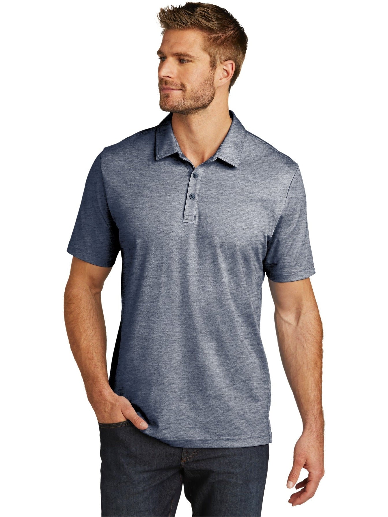 TravisMathew Oceanside Heather Polo