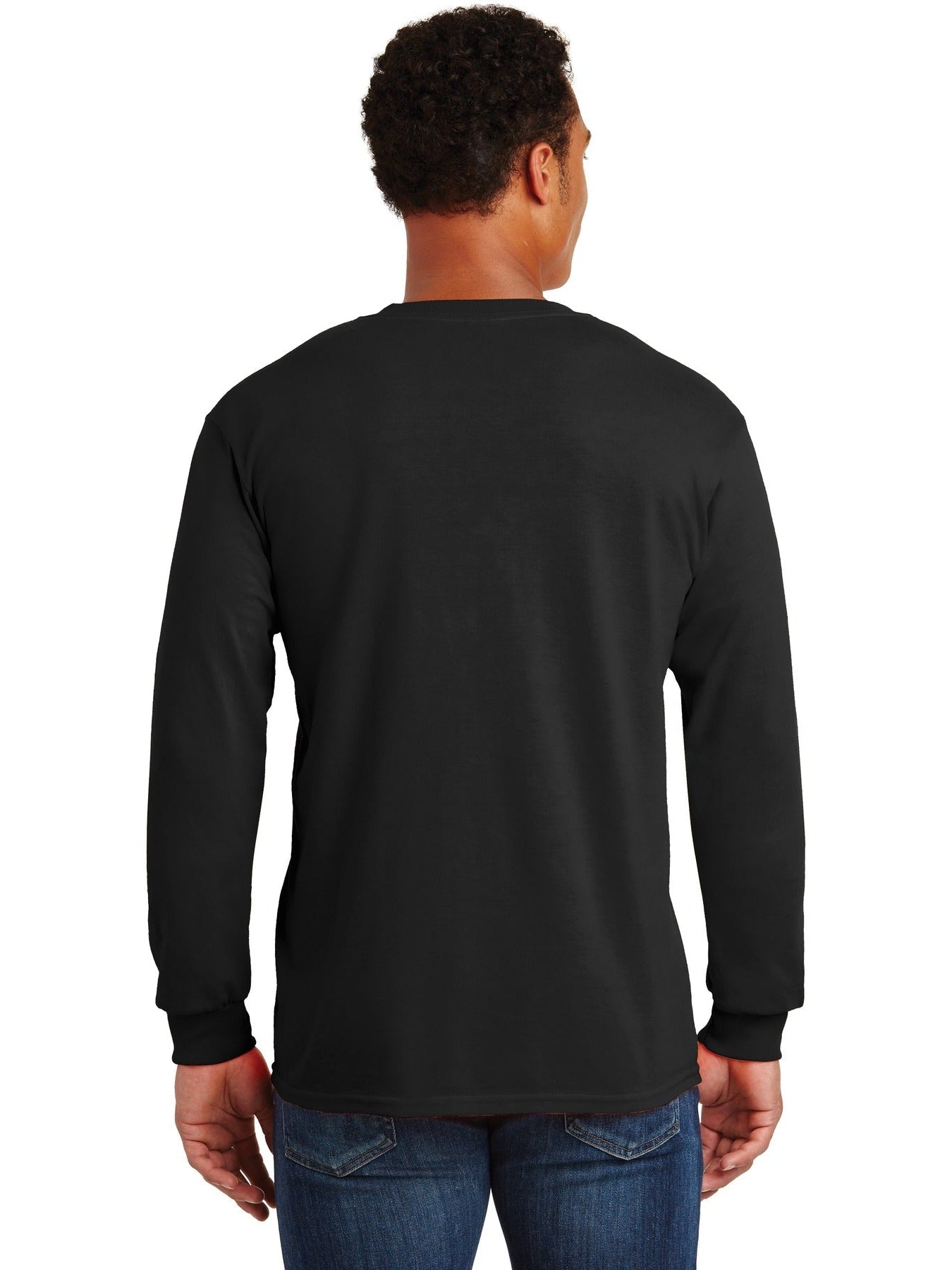 OUTLET-Gildan Ultra Cotton100% Cotton Long Sleeve T-Shirt with Pocket