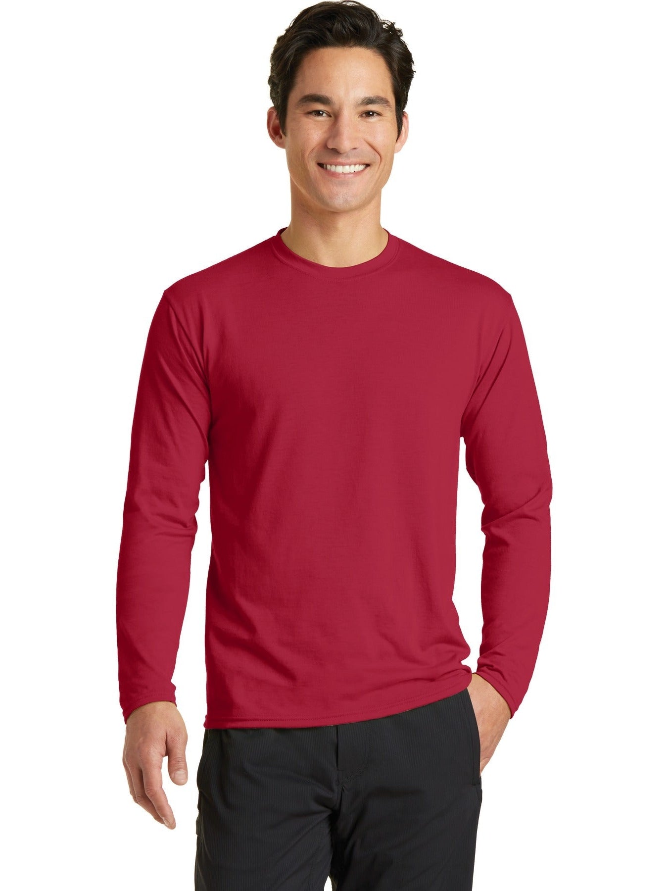 Port & Company Long Sleeve Performance Blend Tee