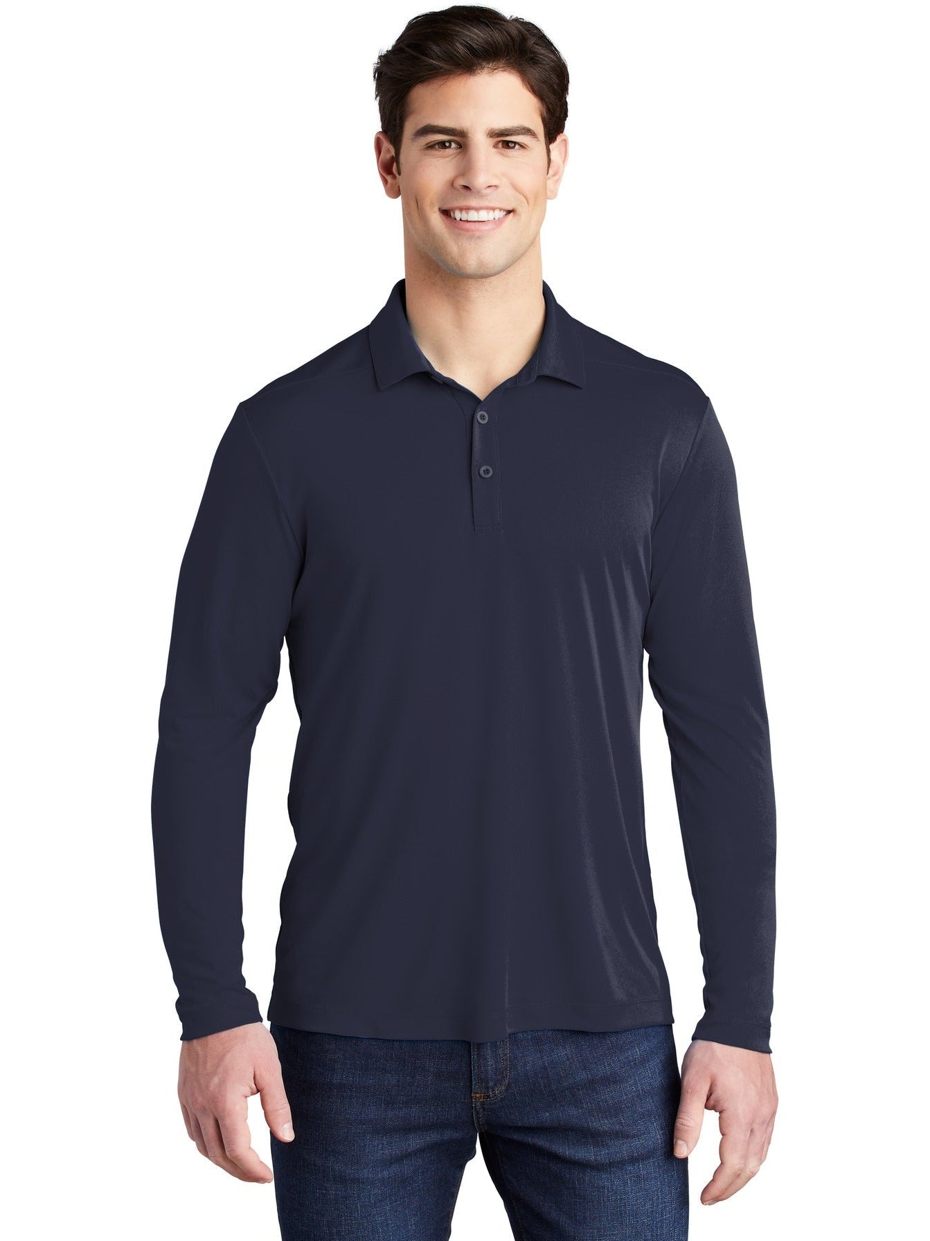 OUTLET-Sport-TekPosi-UV Pro Long Sleeve Polo