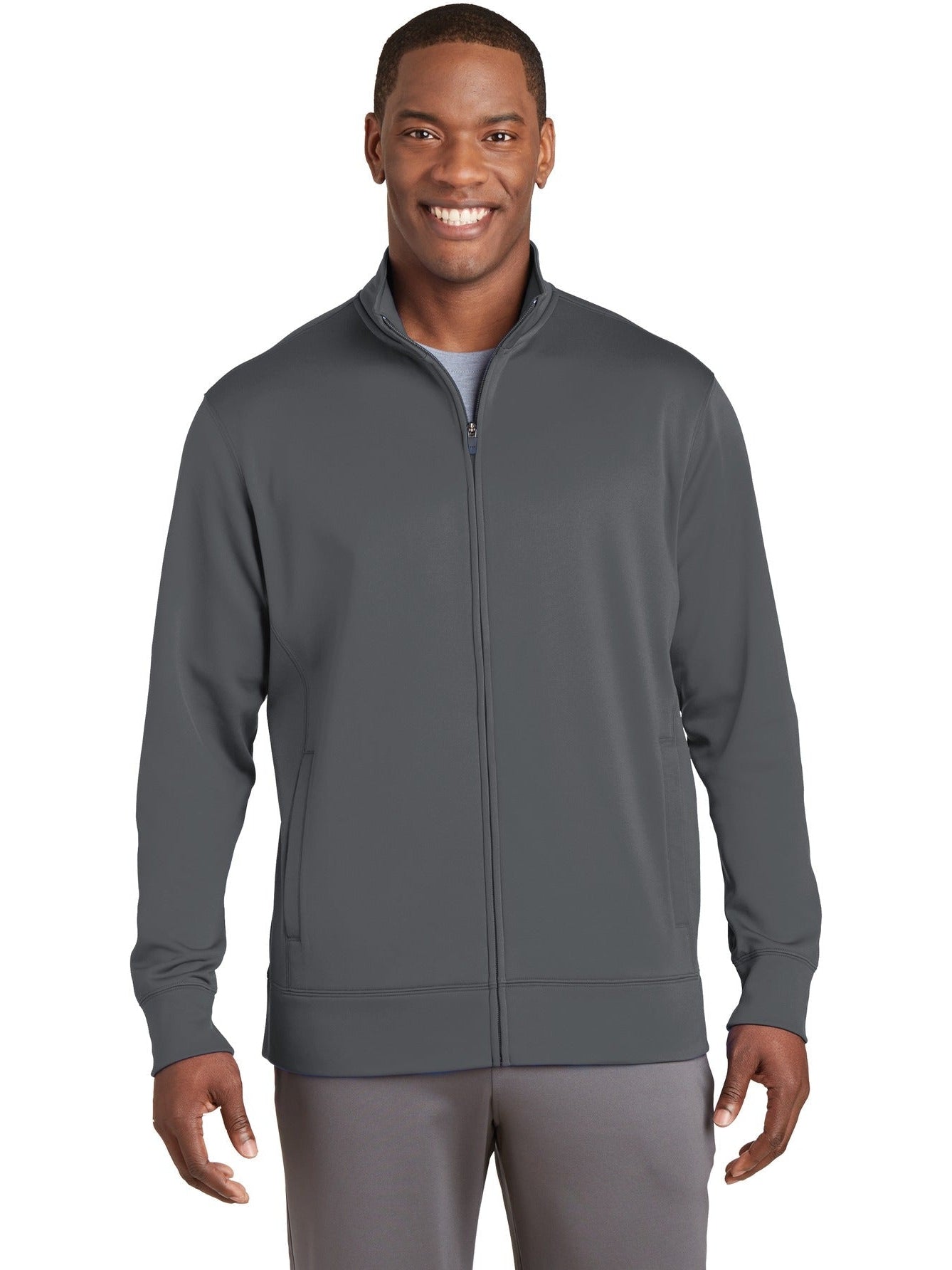 Sport-Tek Sport-Wick Fleece Full-Zip Jacket