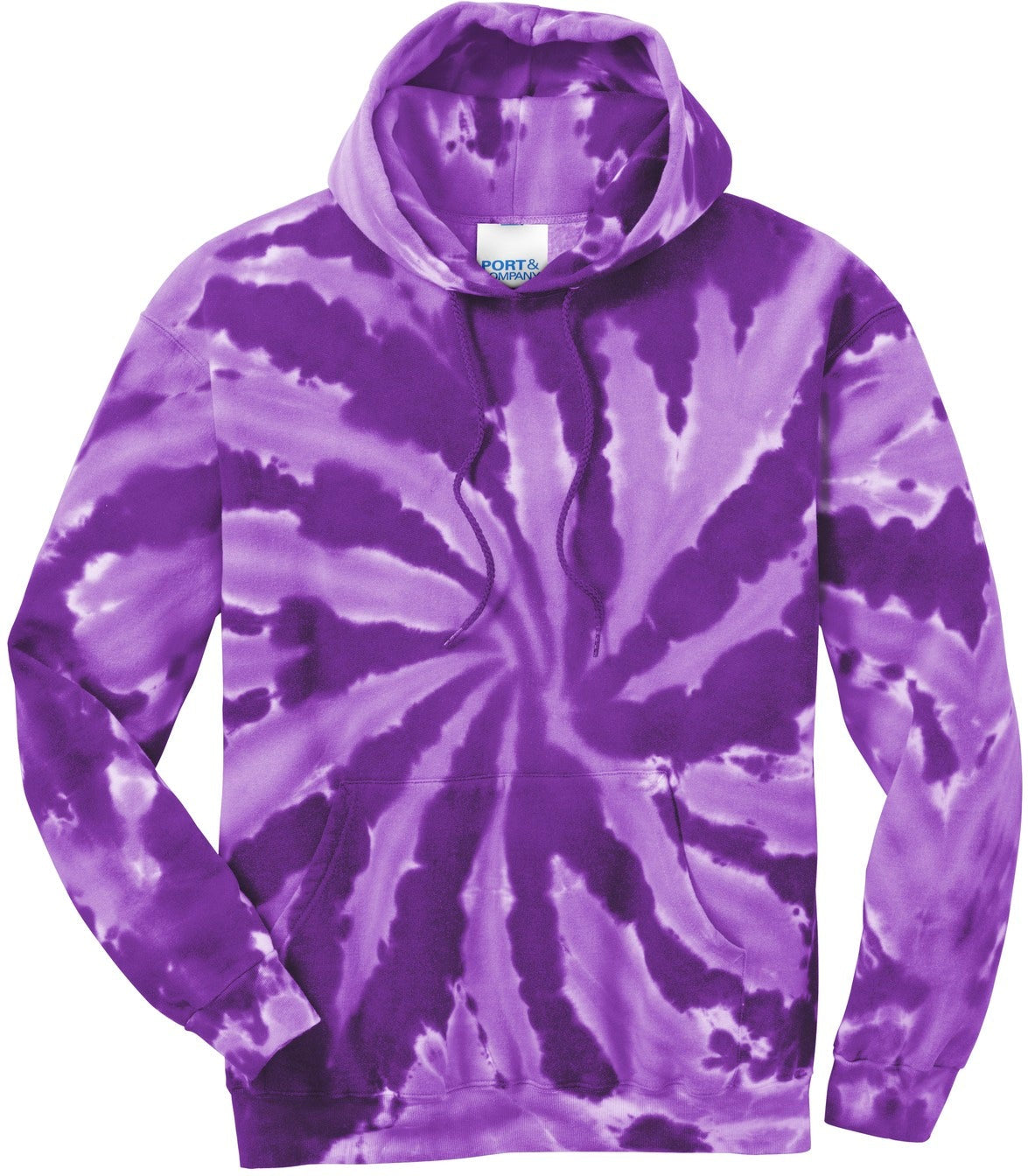 Port & Company Tie-Dye Pullover Hooded Sweatshirt