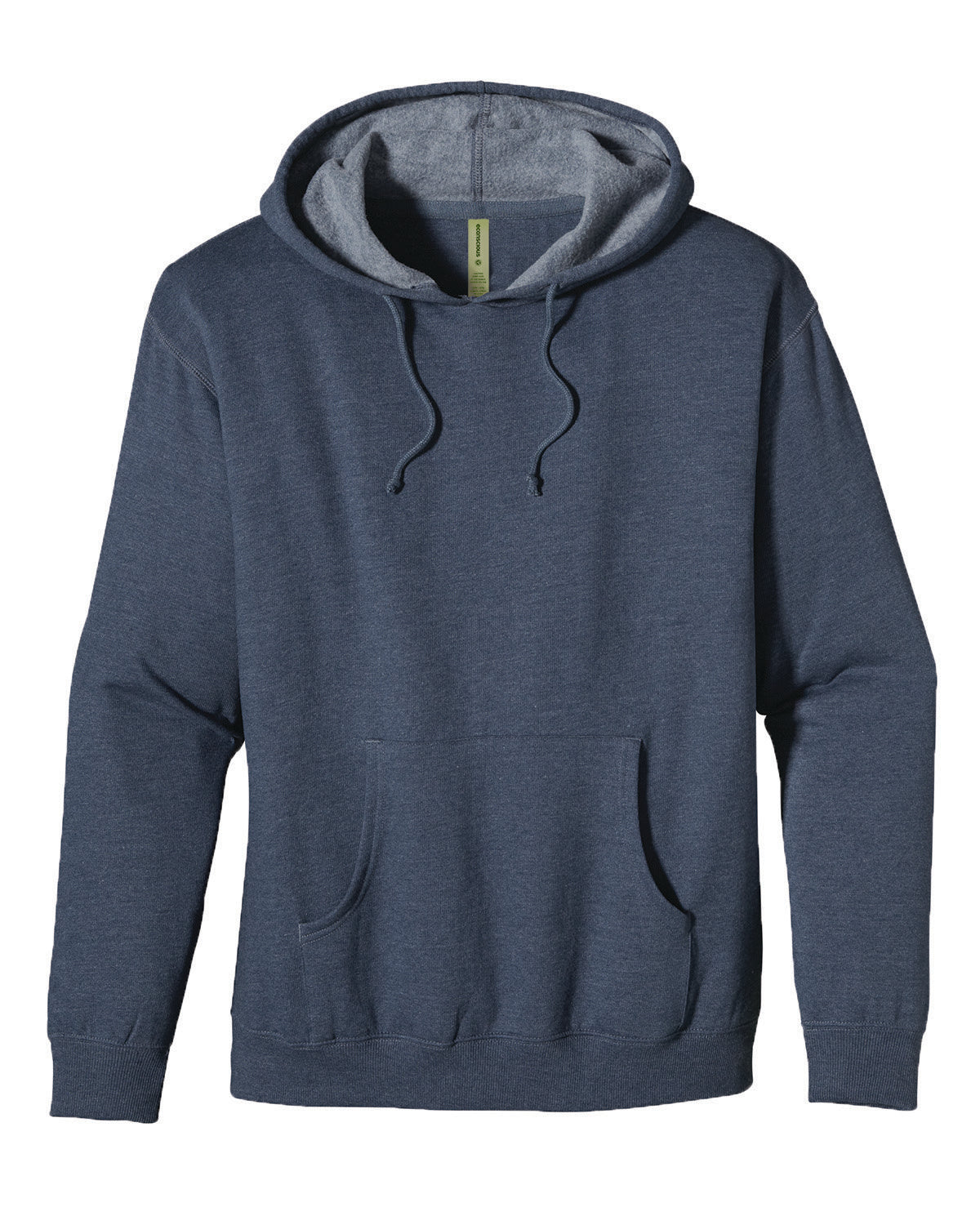 econscious 7 oz. Organic/Recycled Heathered Fleece Pullover Hood