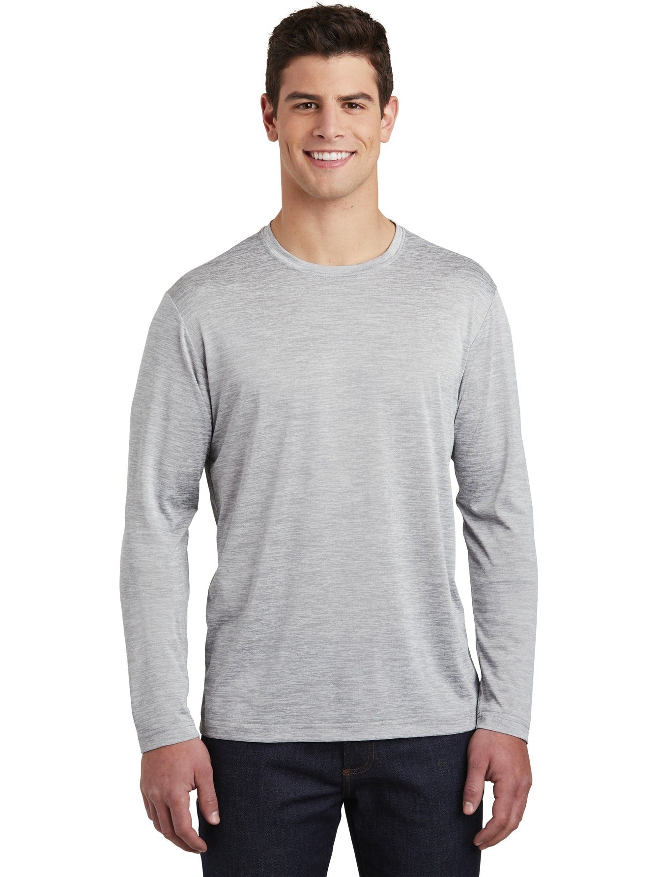 Sport-Tek Posicharge Long Sleeve Electric Heather Tee