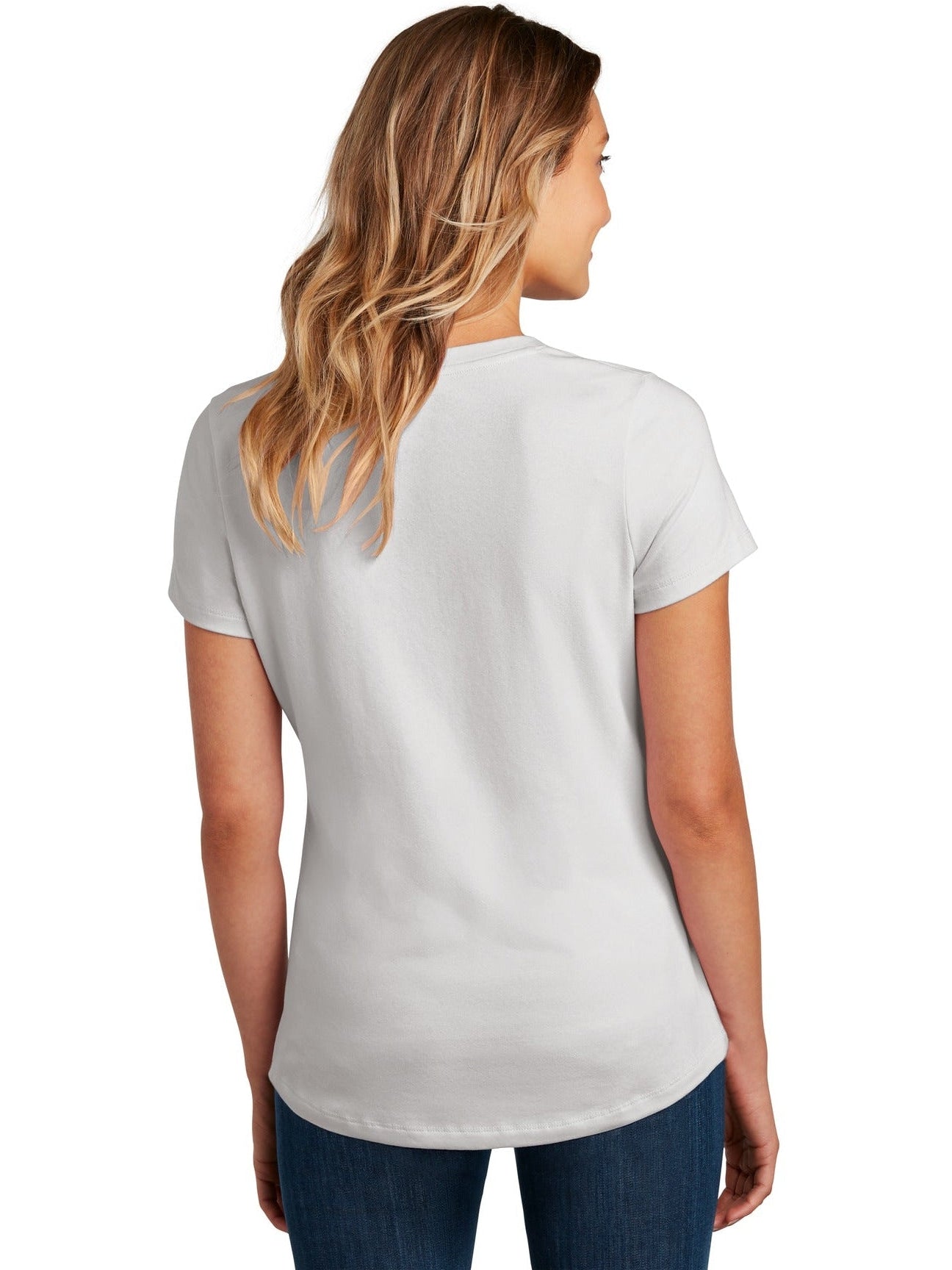 District Ladies Flex Scoop Neck Tee