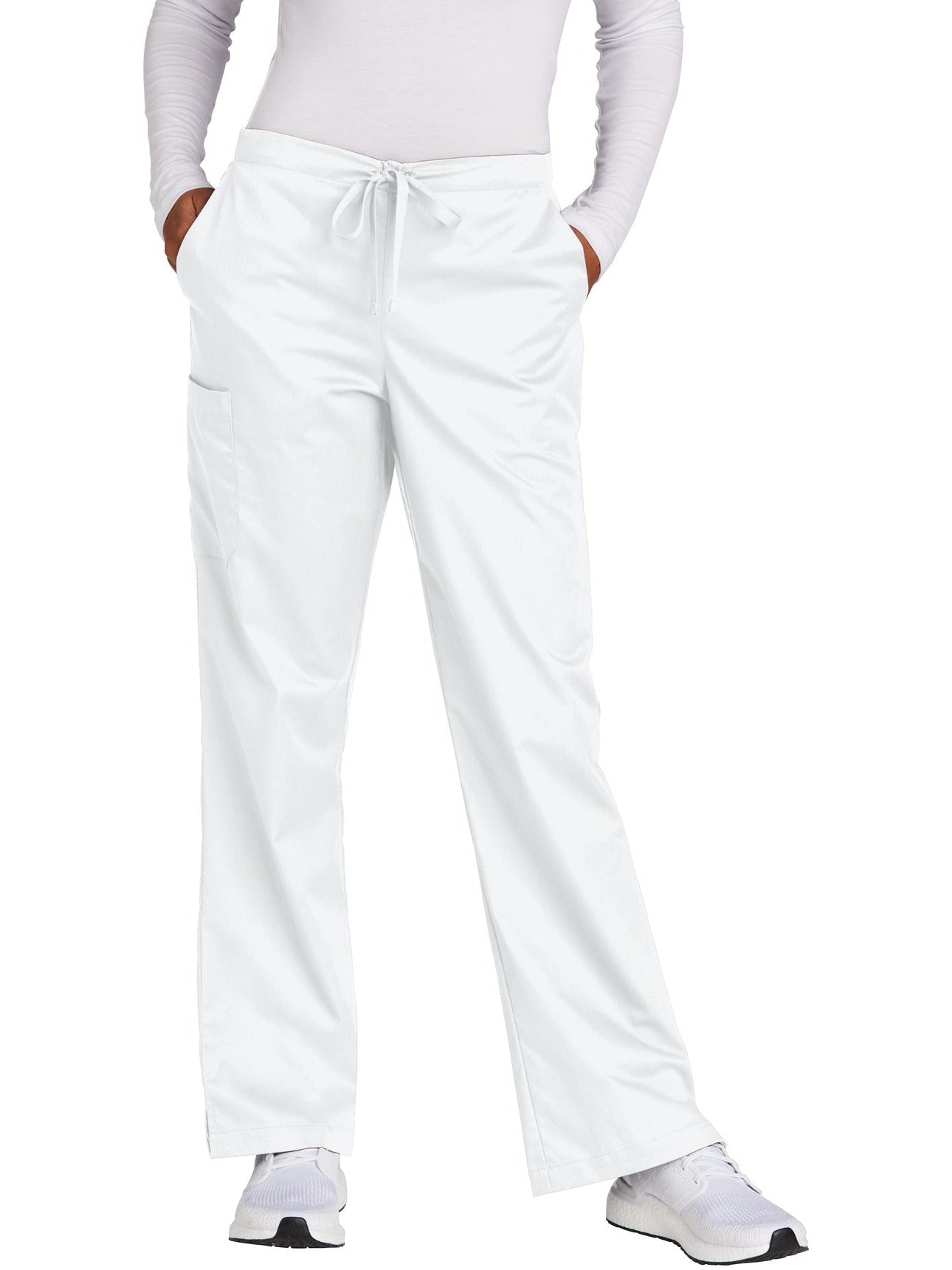 WonderWink Ladies WorkFlex Flare Leg Cargo Pant - SOLD BLANK