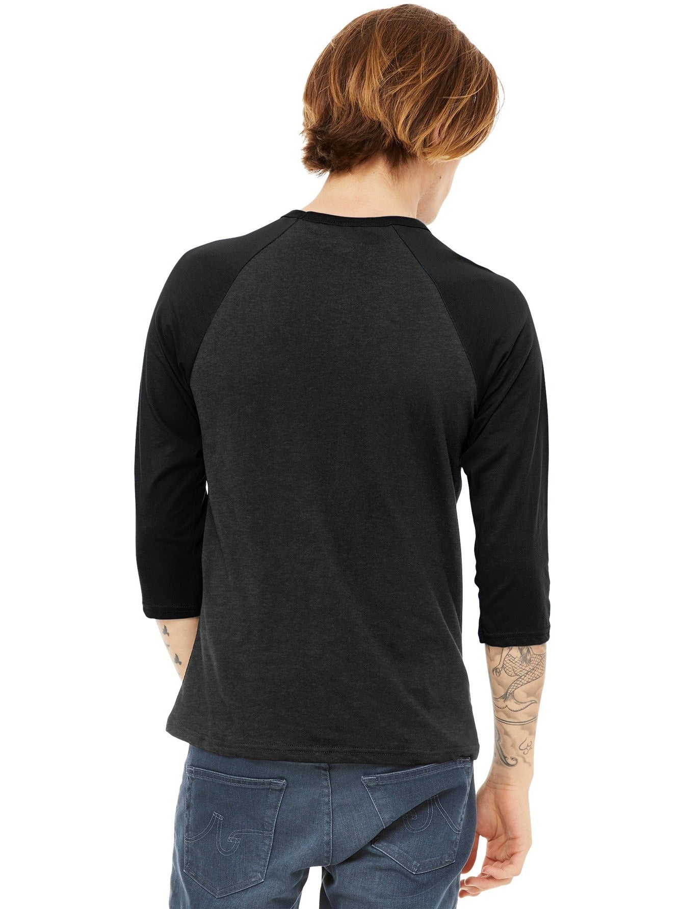 Bella+Canvas3/4-Sleeve Baseball Tee