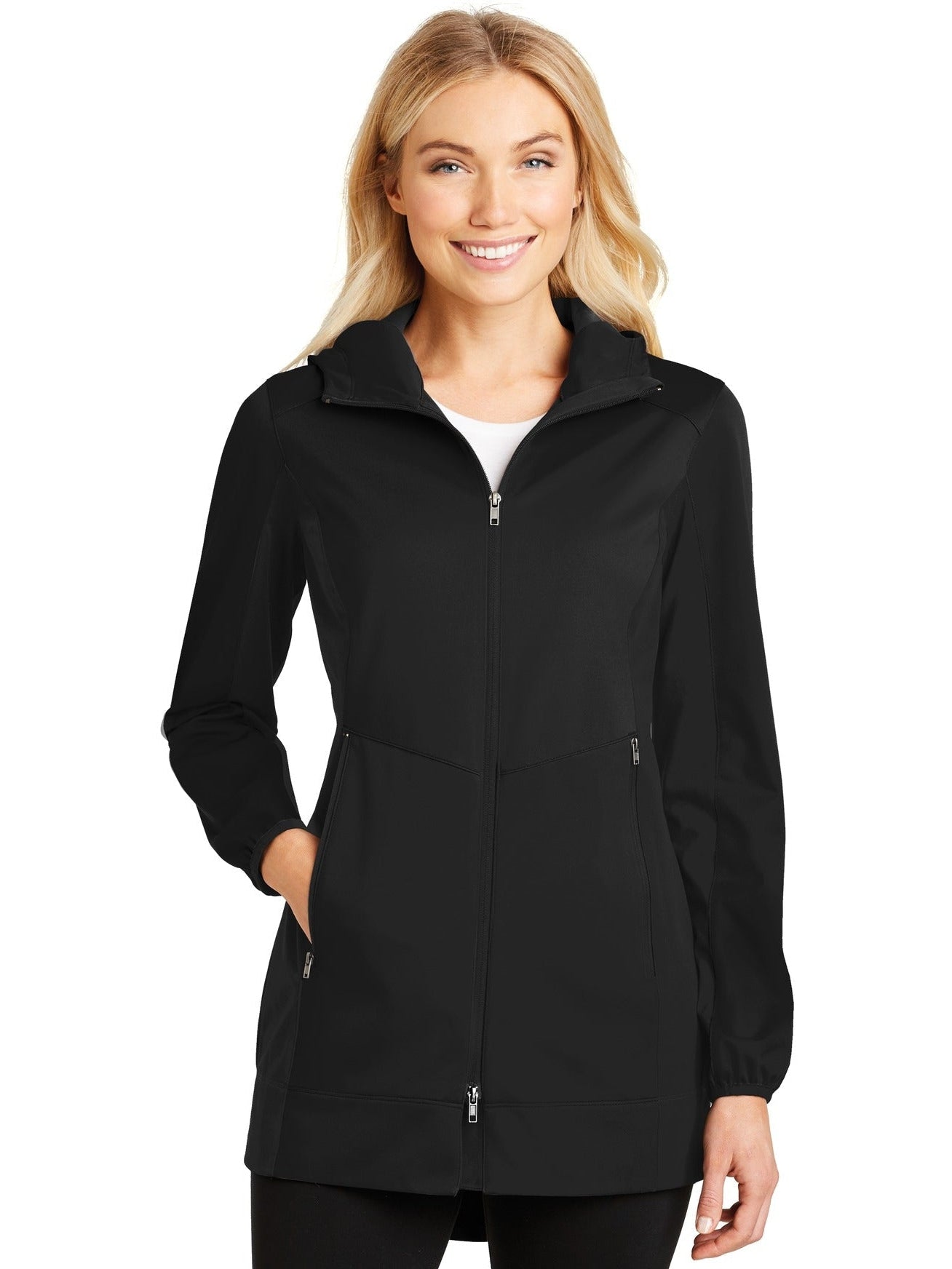 Port Authority Ladies Active Hooded Soft Shell Jacket