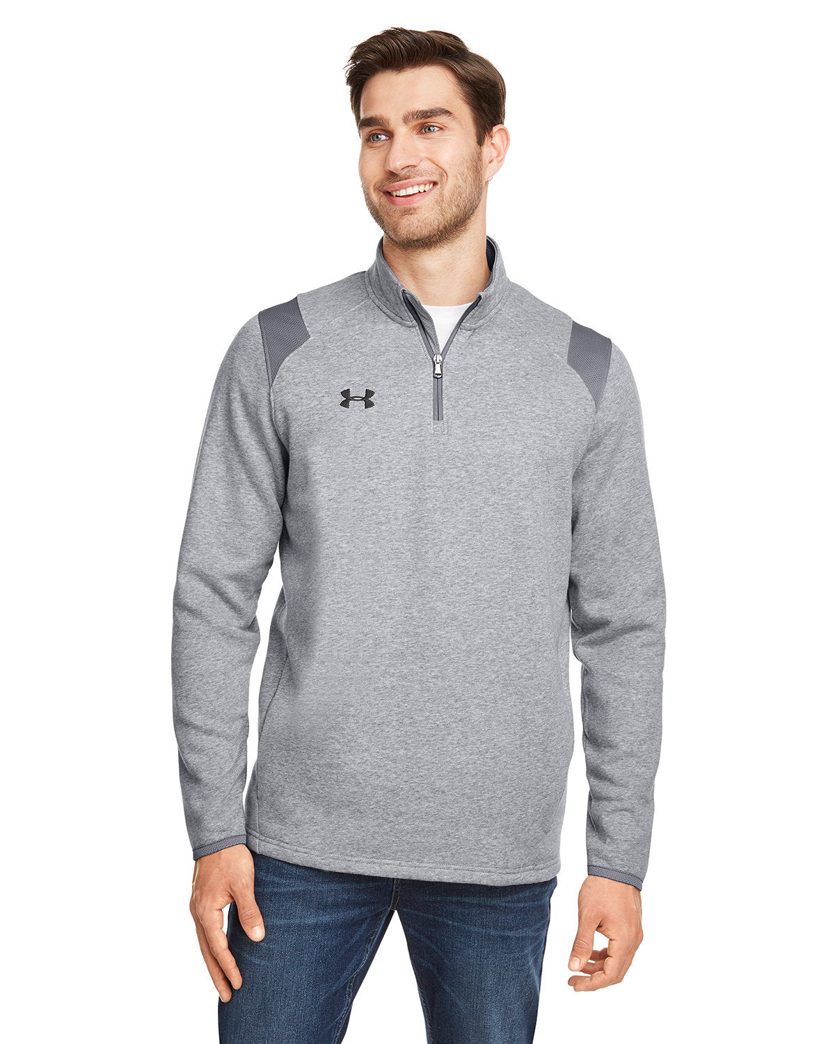 Under Armour Hustle Quarter-Zip Pullover Sweatshirt