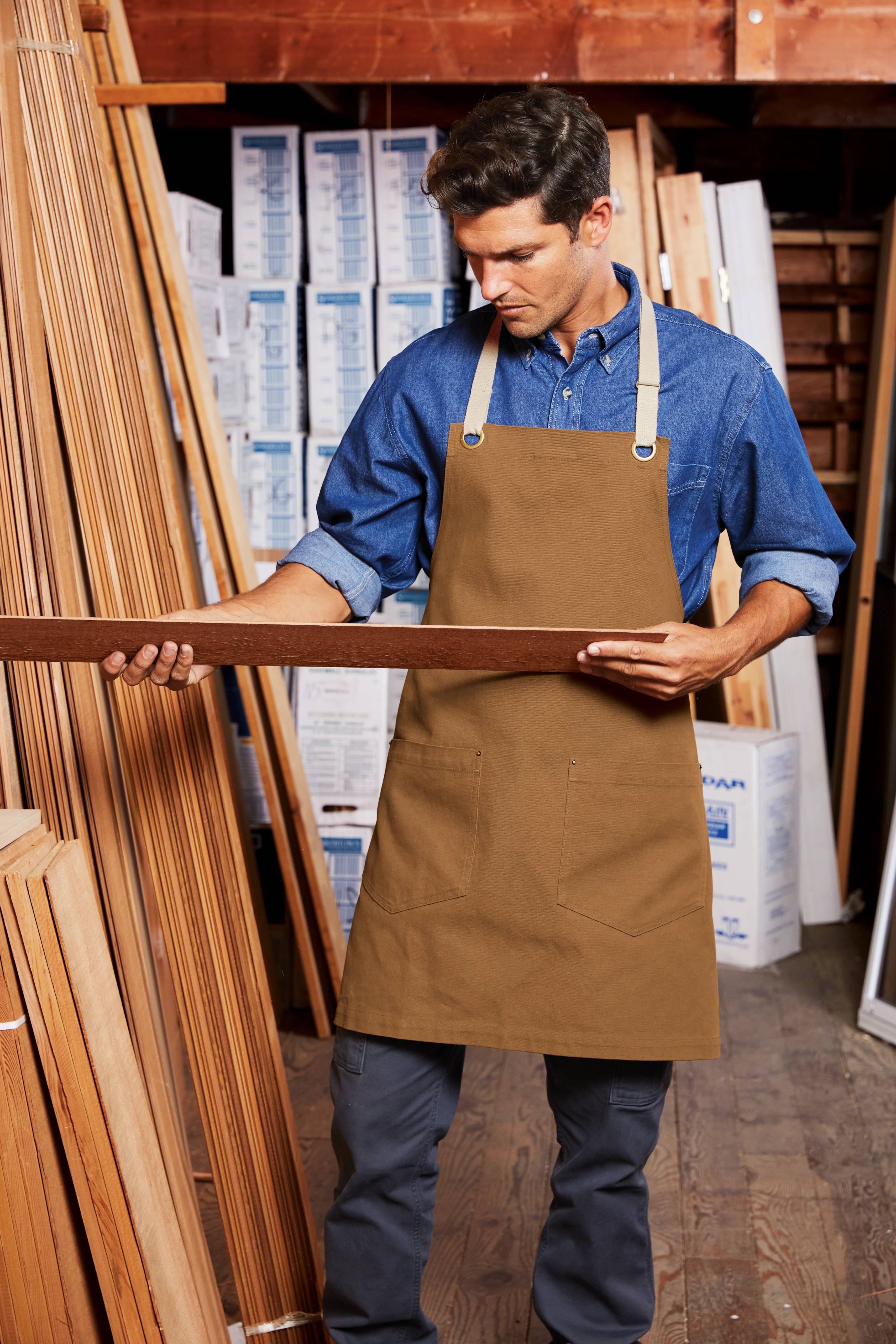 Port Authority Canvas Full-Length Two-Pocket Apron