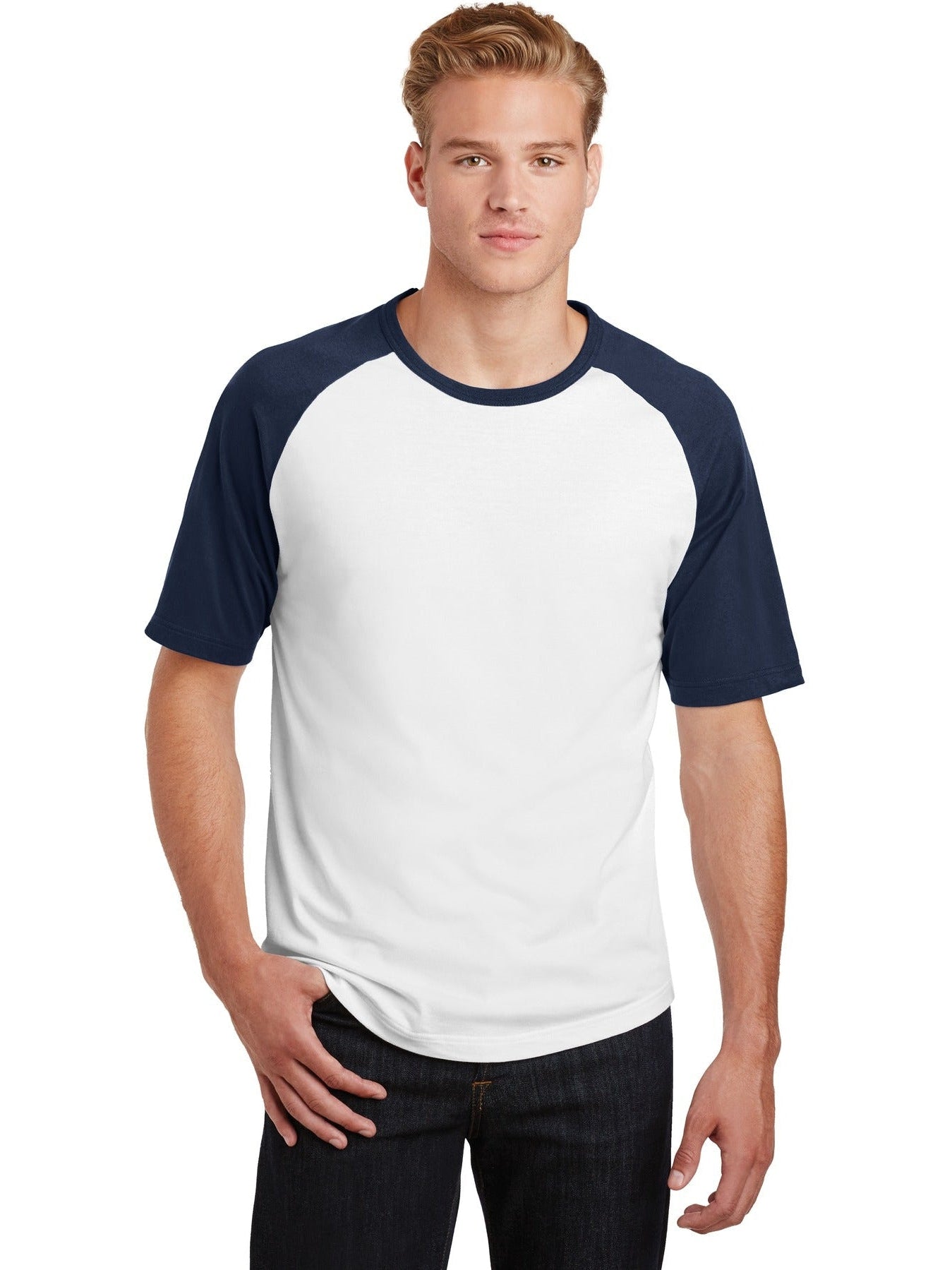 Sport-Tek Short Sleeve Colorblock Raglan Jersey