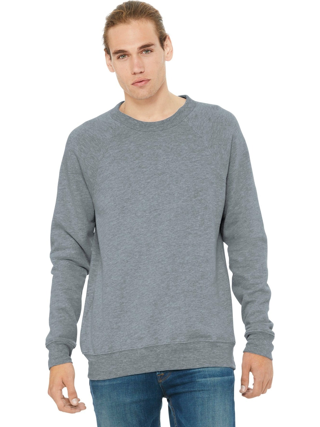 Bella+CanvasSponge Fleece Raglan Sweatshirt