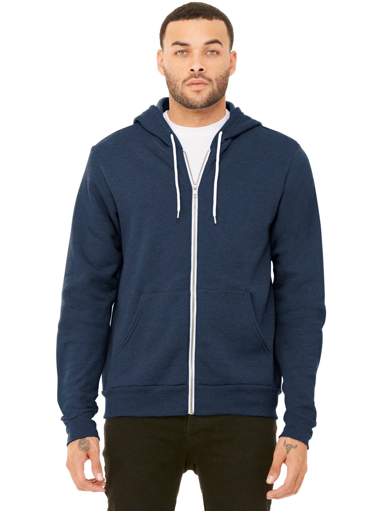 Bella+CanvasSponge Fleece Full-Zip Hoodie