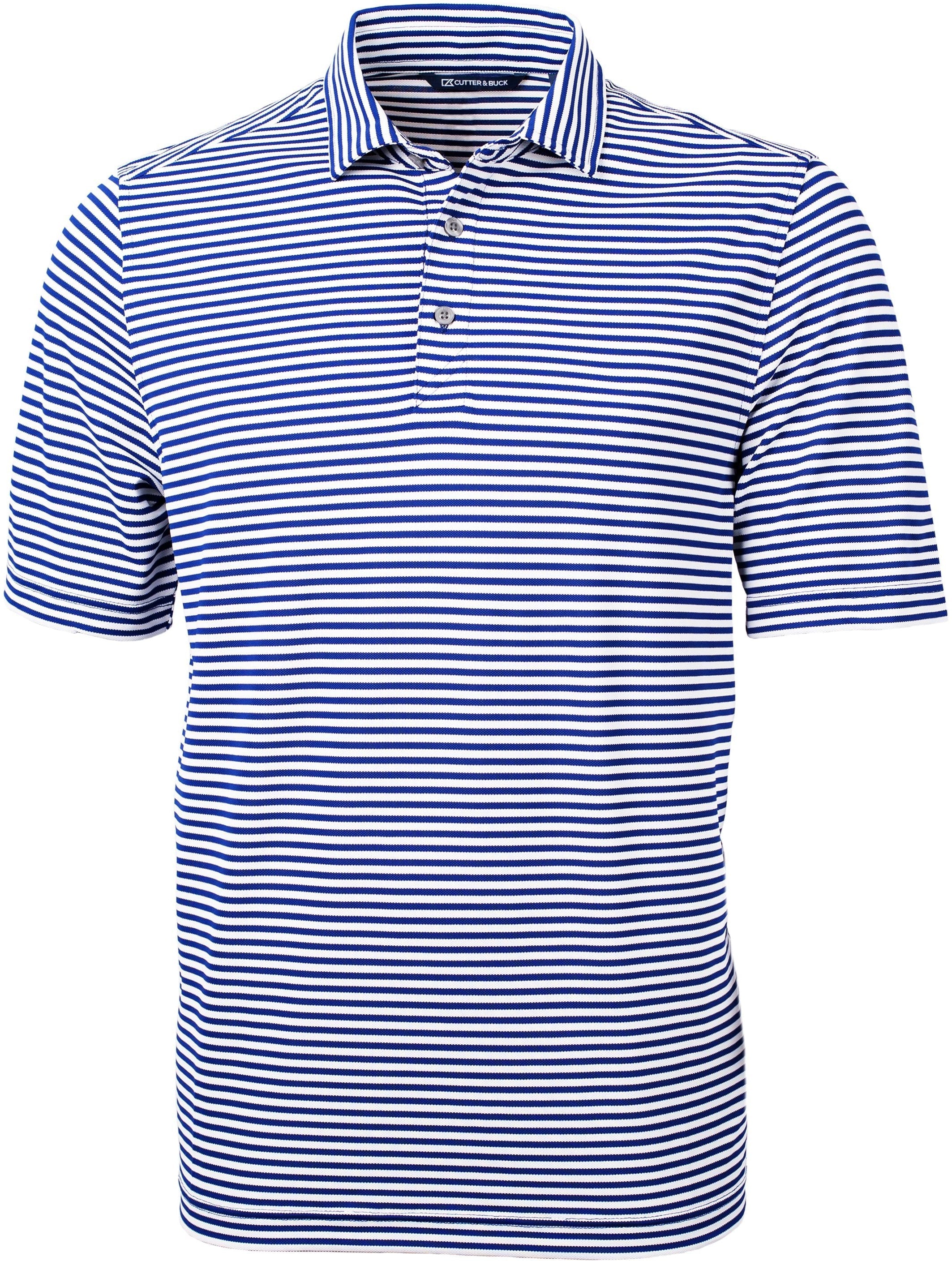 Cutter & Buck Virtue Eco Pique Stripe Recycled Polo