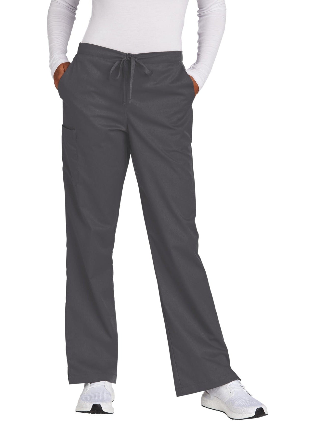 WonderWink Ladies Petite WorkFlex Flare Leg Cargo Pant - SOLD BLANK