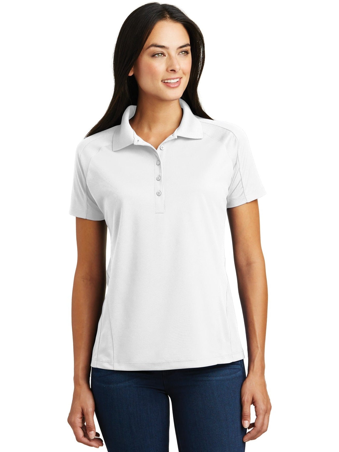 Sport-Tek Ladies Dri-Mesh Pro Polo