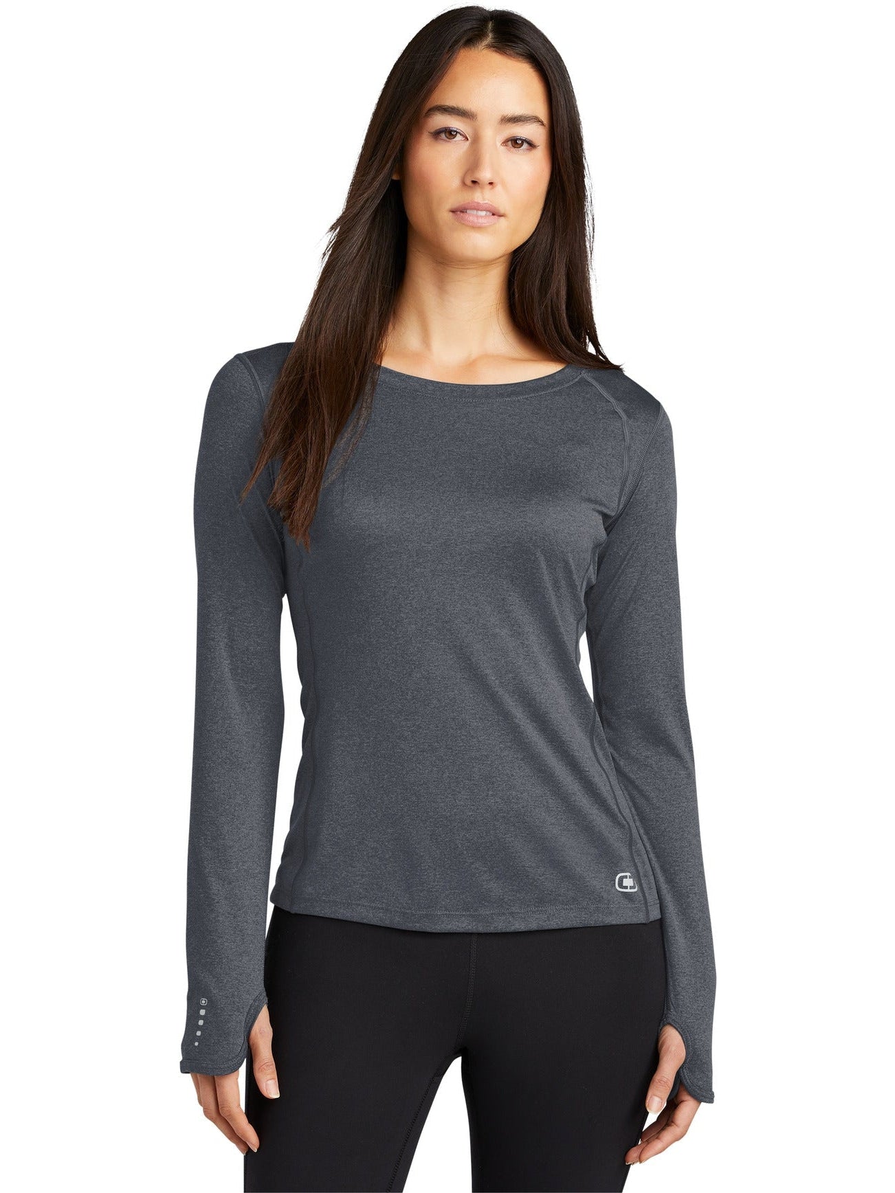 OGIO Endurance Ladies Long Sleeve Pulse Crew