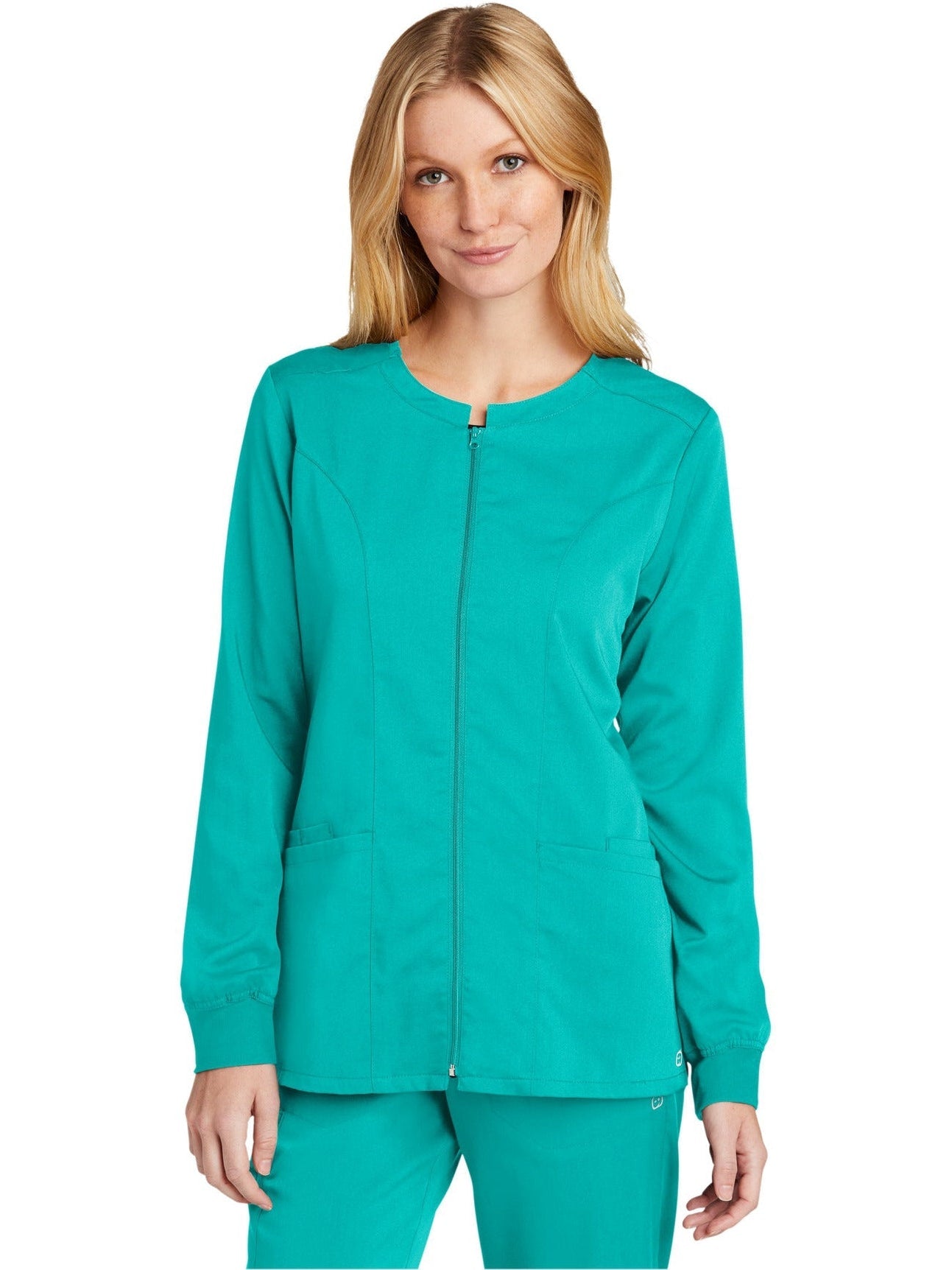 WonderWink Ladies Premiere Flex Full-Zip Scrub Jacket