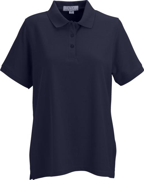 Vantage Ladies Soft-Blend Double-Tuck Pique Polo