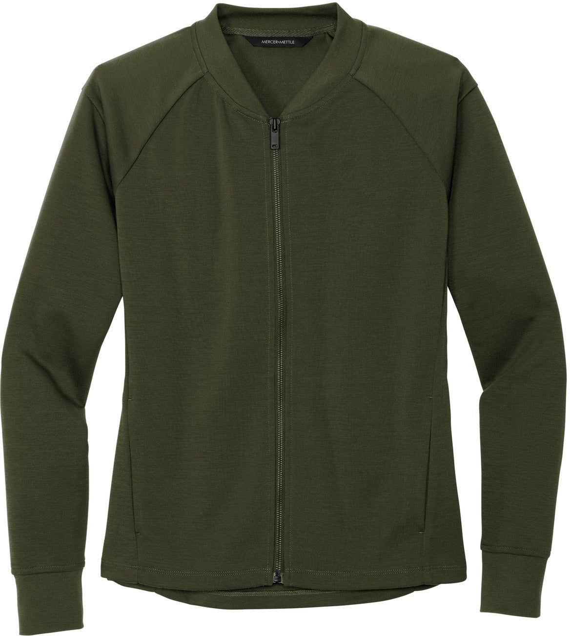 OUTLET-Mercer+Mettle Ladies Double-Knit Bomber