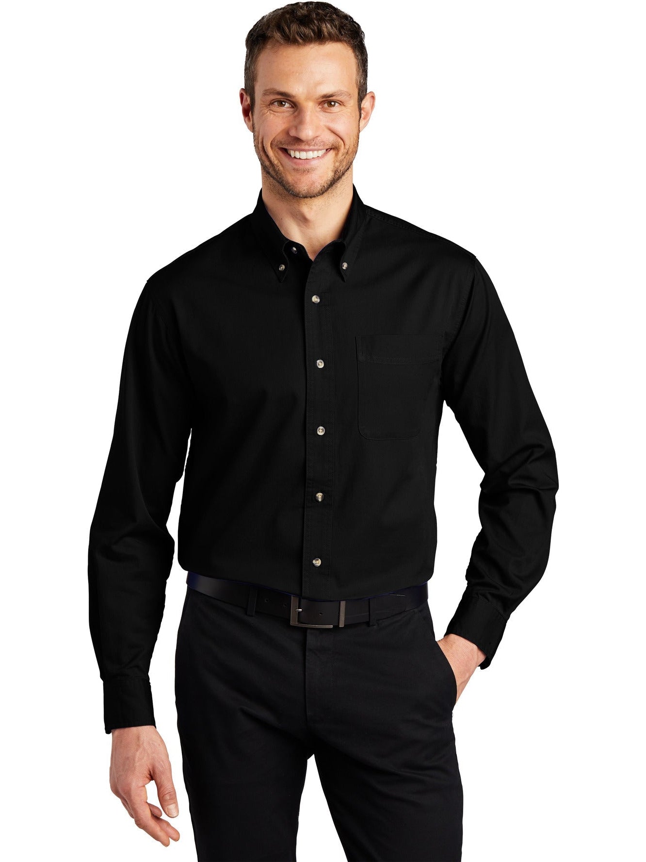 Port Authority Tall Long Sleeve Twill Shirt