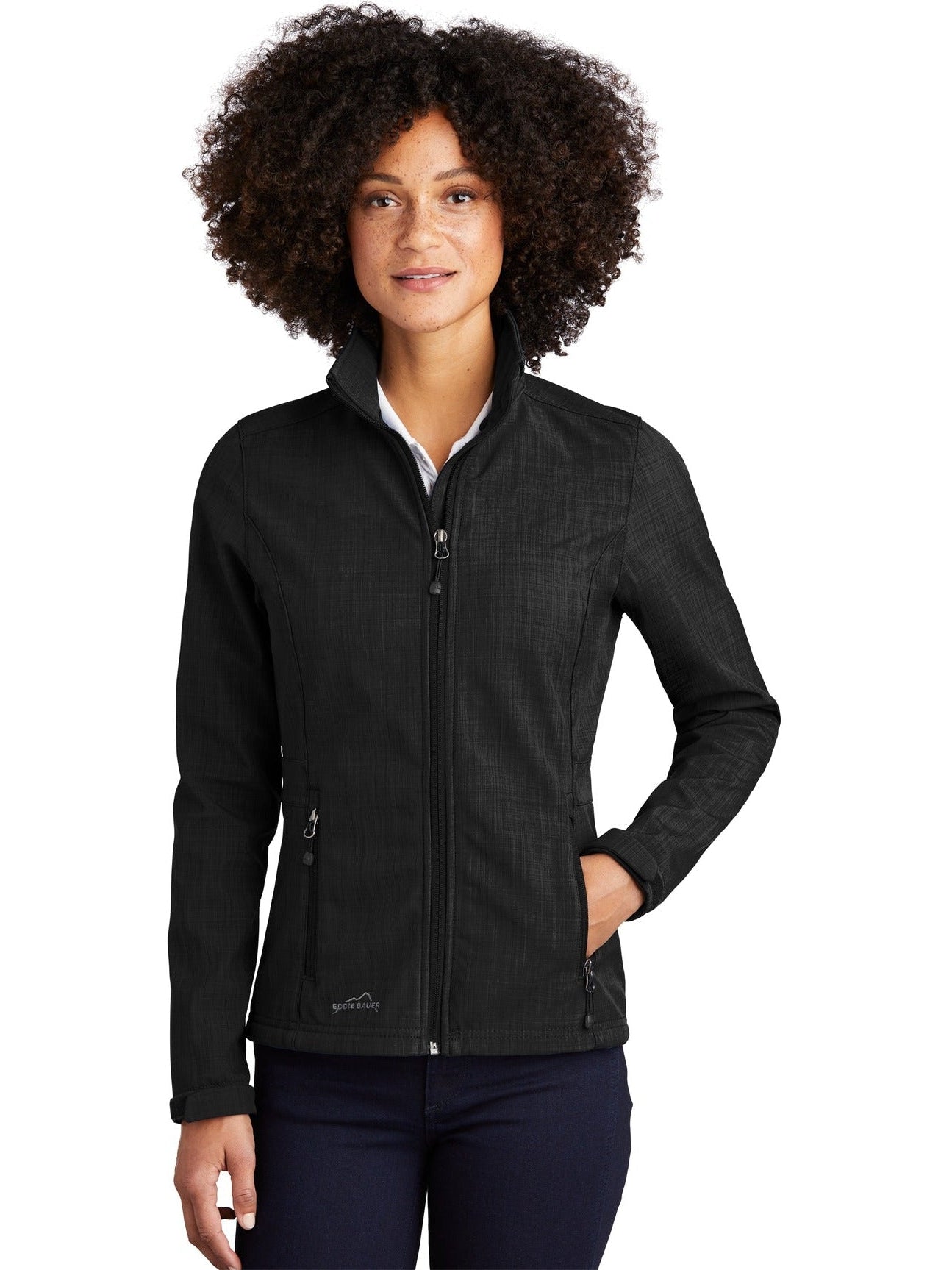 Eddie BauerLadies Shaded Crosshatch Soft Shell Jacket